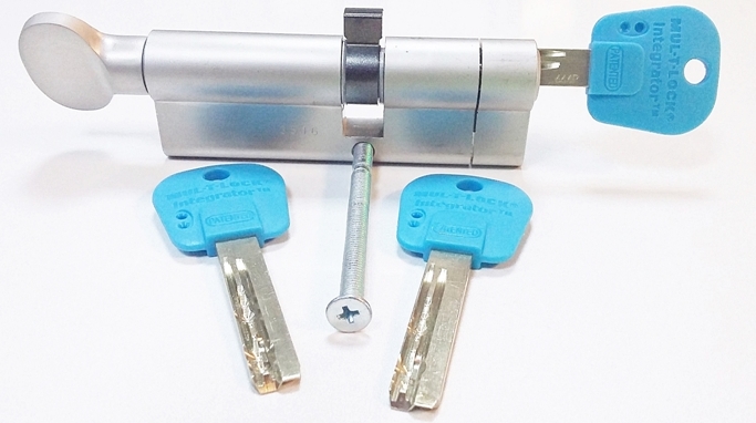 Mul-T-Lock INTEGRATOR 35+10+45=90 mm 3 Anahtarlı Tuzaklı Mandallı  Barel 