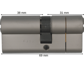 Mul-T-Lock MTL300 69mm Barel